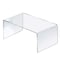 Azar Displays Clear Acrylic Riser Pedestal Display 12 in.W x 6 in.D x 6 in.H, 4PK 515312 - alternate 2